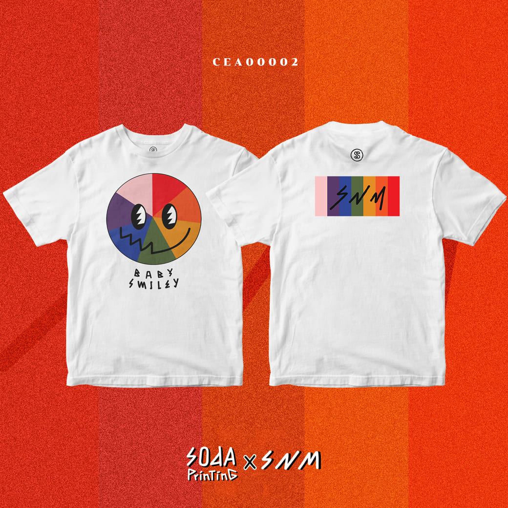 เสื้อยืด พิมพ์ลาย BABYBOY สีขาว CEA00002 #SOdAtee #SOdAPrintinG #เสื้อ #เสื้อยืด