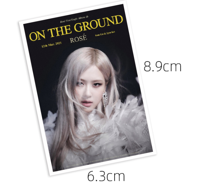 #BLACKPINK Rose Solo LOMO (40รูปพร้อมกล่องเหล็ก)