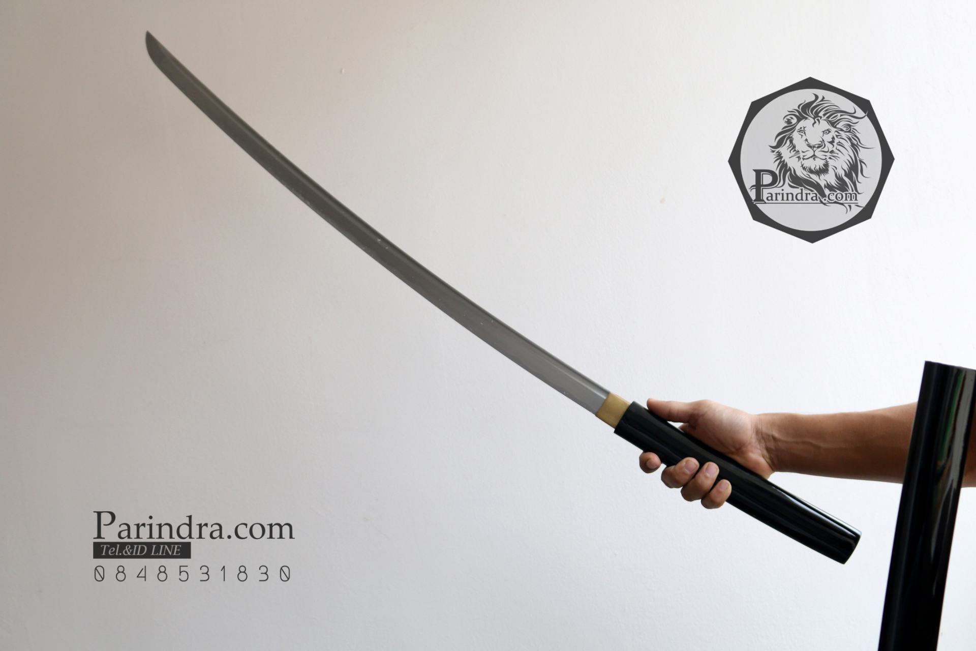 ขายดาบซามูไร คาตะนะ Katana ไว้ฝึกฟันดาบ แข็งแรงทนทาน ปลอกสีดำขัดมัน