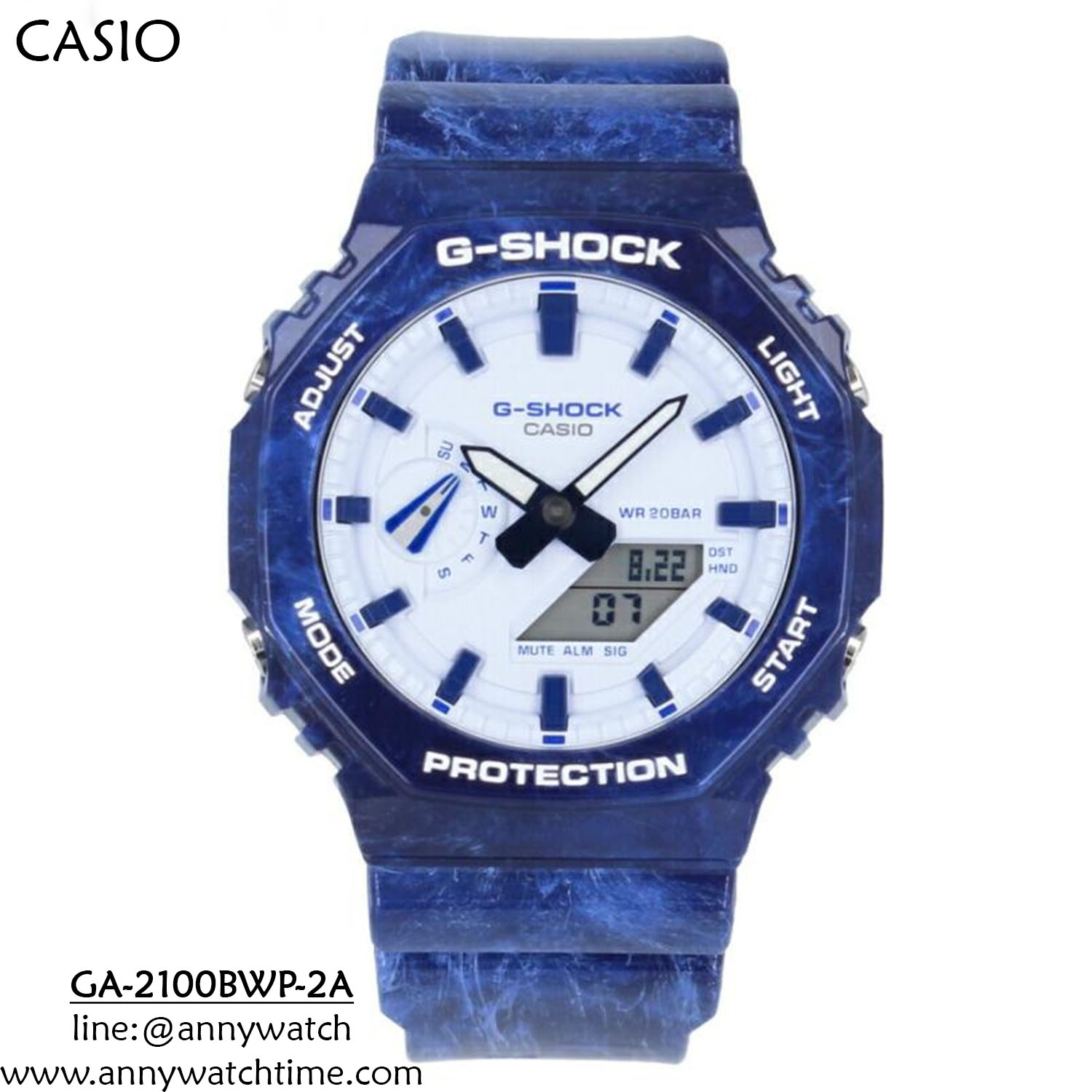G-SHOCK GA-2100BWP-2A