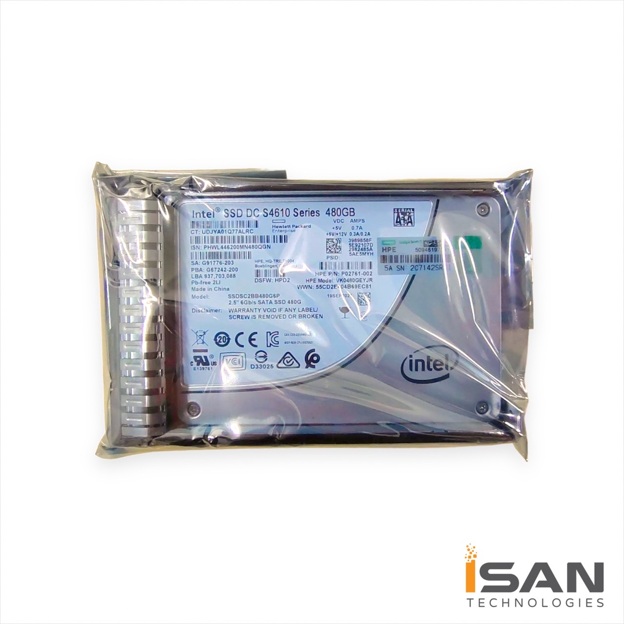 P09712-B21 P09907-001 P02761-002 HP G8-G10 480-GB 2.5 SATA 6G MU SSD