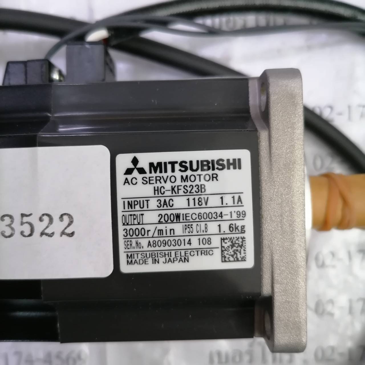 HC-KFS23B SERVO MOTOR “ MITSUBISHI ”