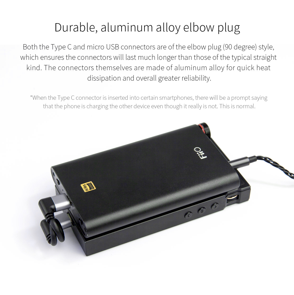 ขาย FiiO CL06 สายแปลง USB Type C เป็น micro USB