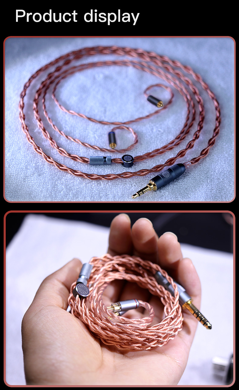 ขาย Hakugei Thor สายอัพเกรดหูฟัง 6N OCC Litz สำหรับหูฟัง