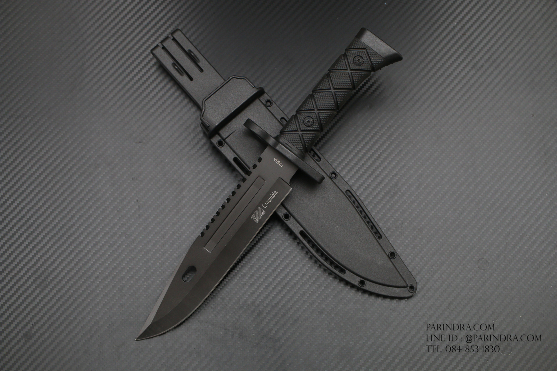 มีดใบตาย COLUMBIA พร้อมปลอก รุ่น 1968A ทรงใบมีดสวย พร้อมปลอกมีด พร้อมใช้