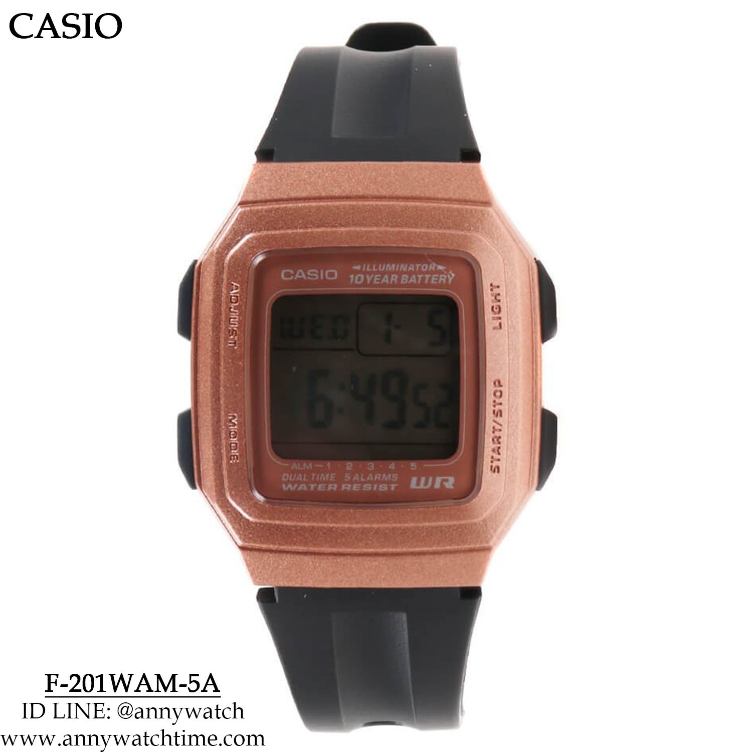 CASIO F-201WAM-5A