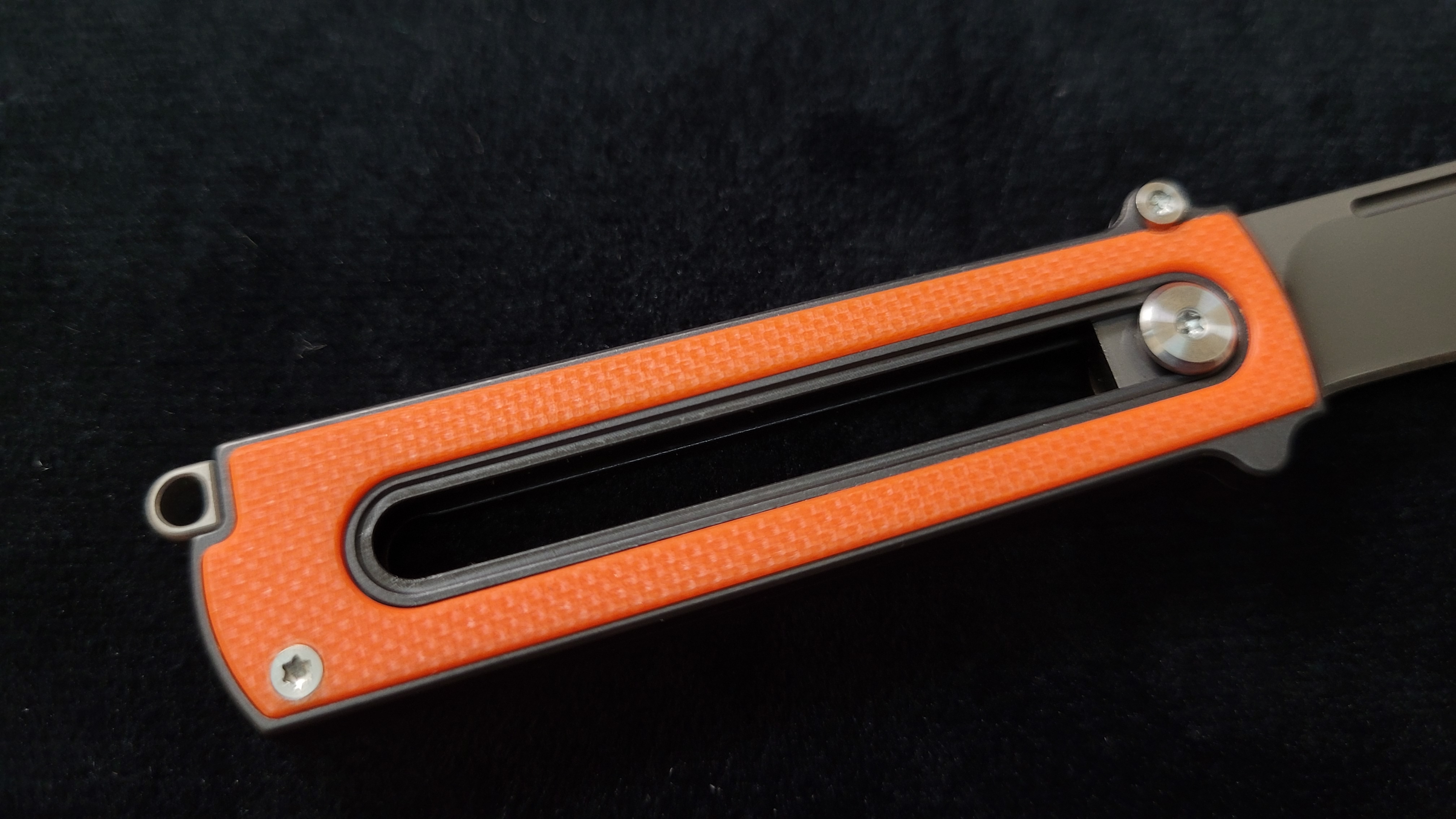 Zr BarloX with M390 Blade-for a short time Dealer's Cost Orange DLC Black Blade