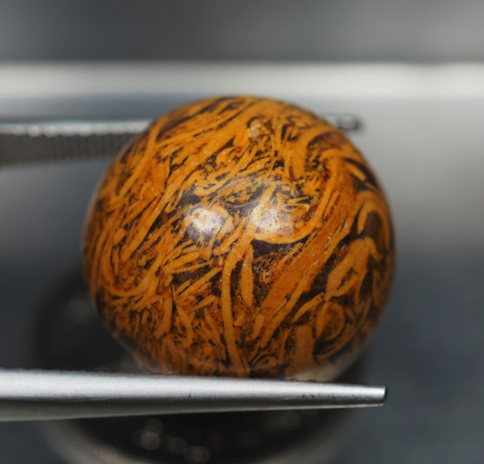 หินสีลายธรรมชาติ (ElephantSkinJasper) 19.50 กะรัต