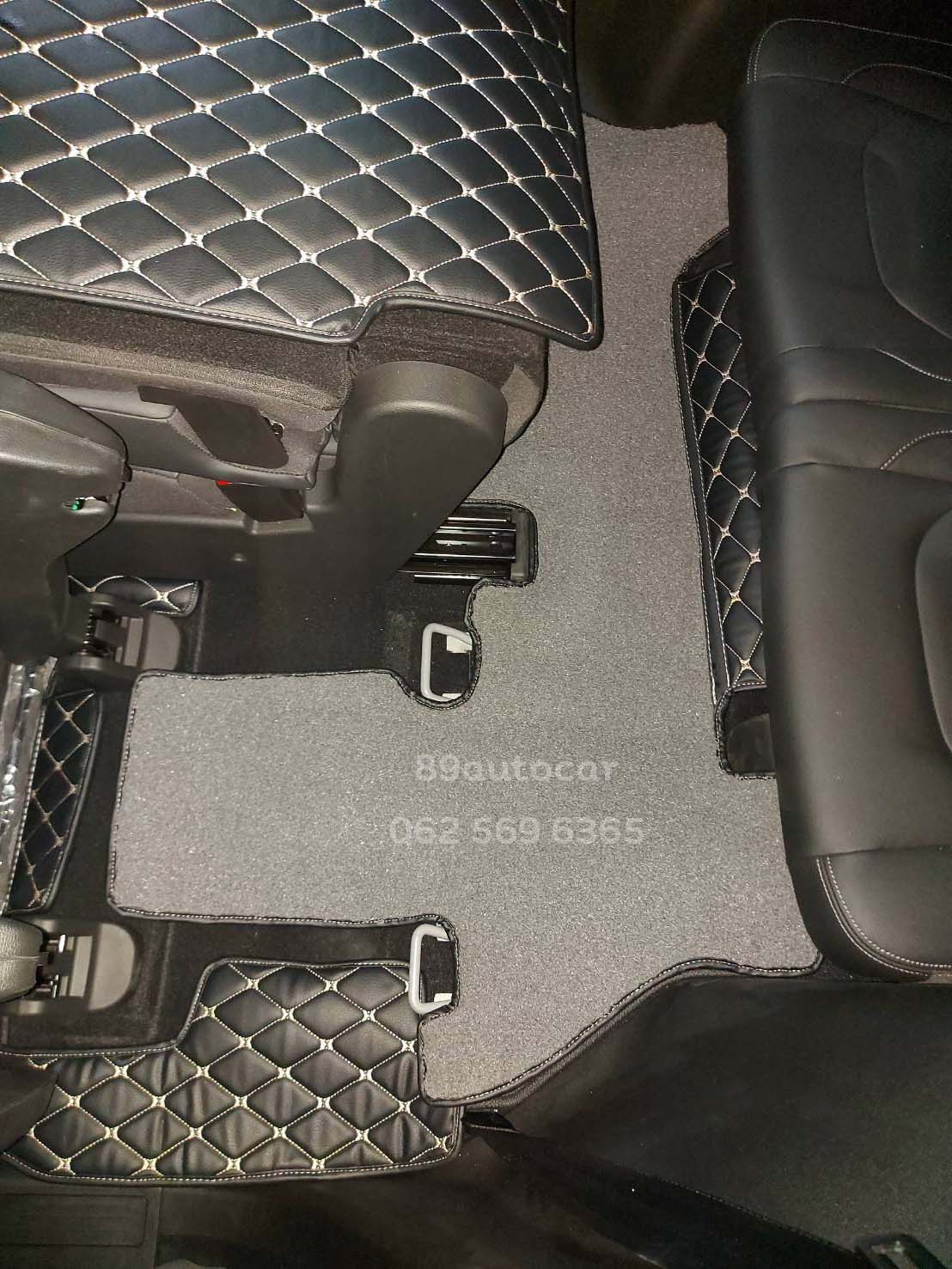 ขายพรมรถยนต์ Chevrolet Cabtiva 2020 ปูพรม8ดี สีดำด้ายทอง เย็บติด ไวนิลเทา