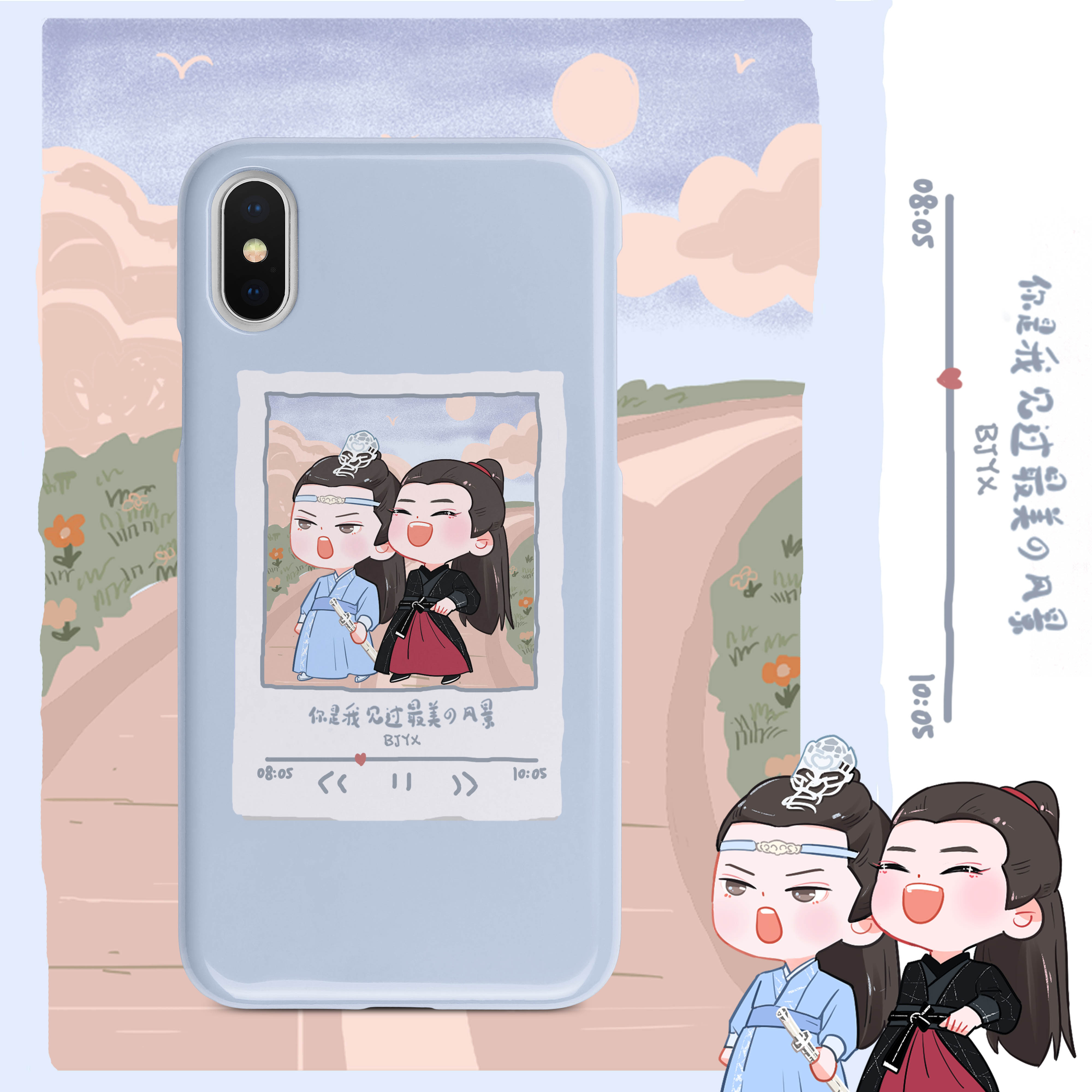 เคสลายการ์ตูน ป๋อจ้าน