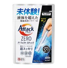 Kao Attack Zero Perfect Stick 7 pcs ผงซักฟอกชนิดแท่ง กำจัดกลิ่น และป้องกันเชื้อแบคทีเรีย