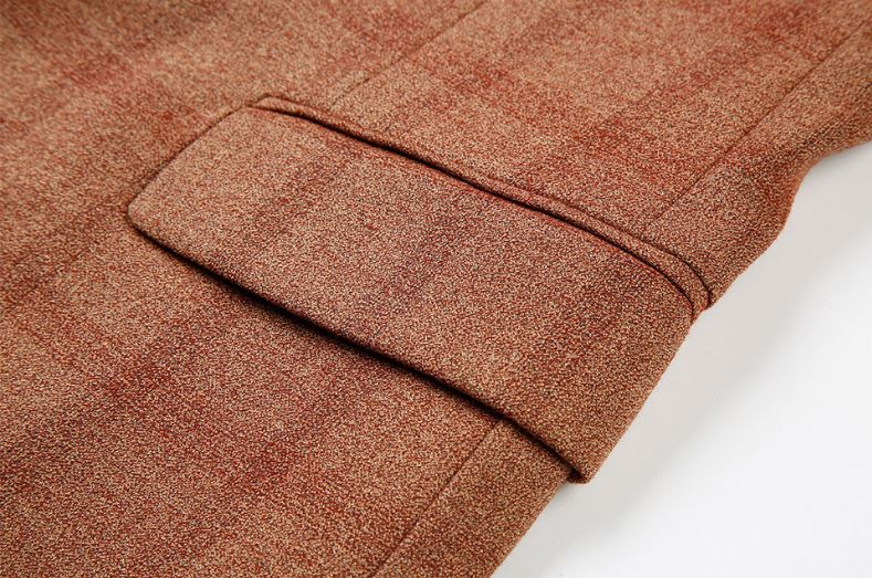 Pre-order ชุดสูทชาย ลายสก็อตสีเทาปกดำ รุ่นยอดฮิต