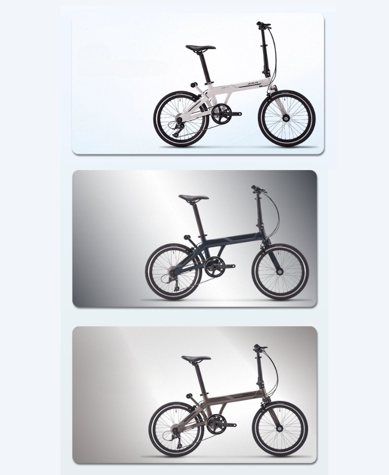 ZAVA Z3 2025 จักรยานพับคาร์บอน T800 | เกียร์ Shimano SORA R3000 | ล้อ 20 นิ้ว | สีขาว, เขียวเข้ม, น้ำตาล