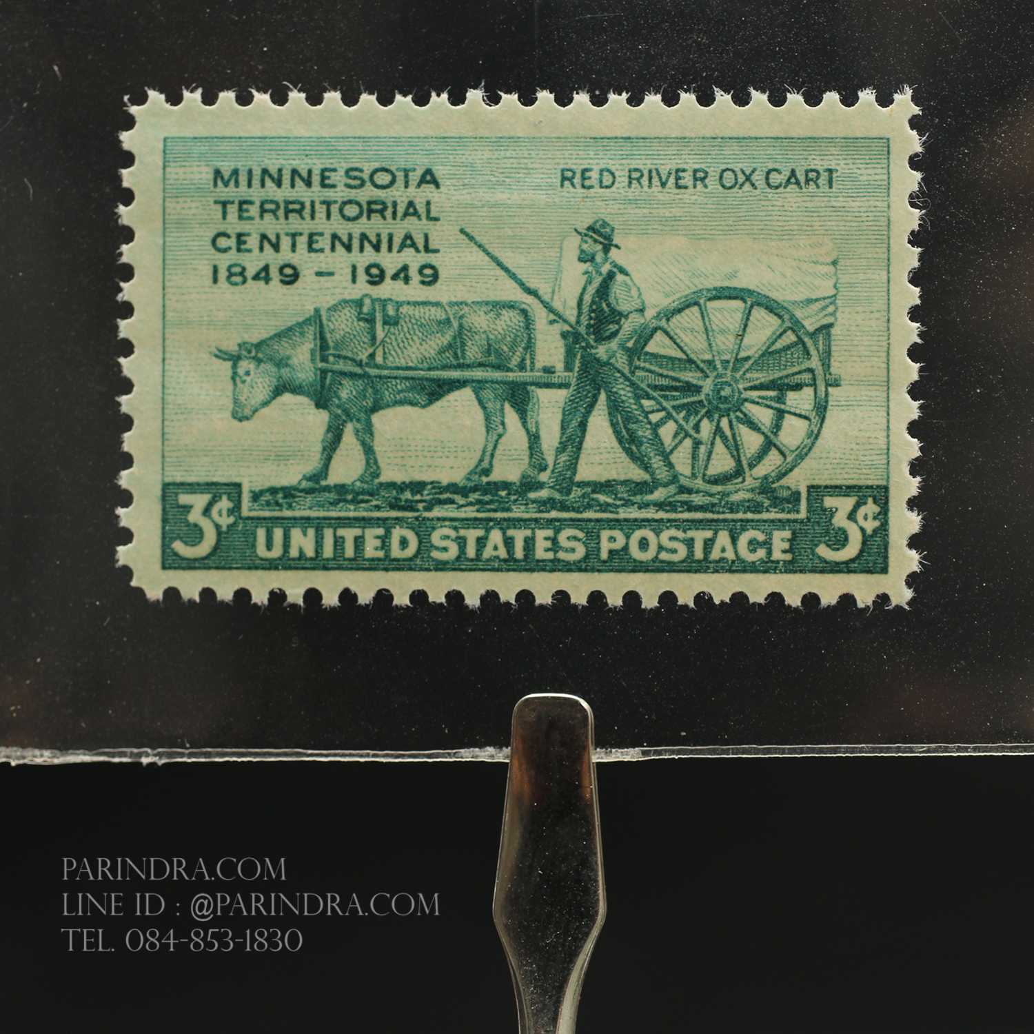 แสตมป์อเมริกา ชุด MINNESTOTA TERRITORIAL CENTENNIAL ครบร้อยปีดินแดนมินิโซต้า ปี 1948