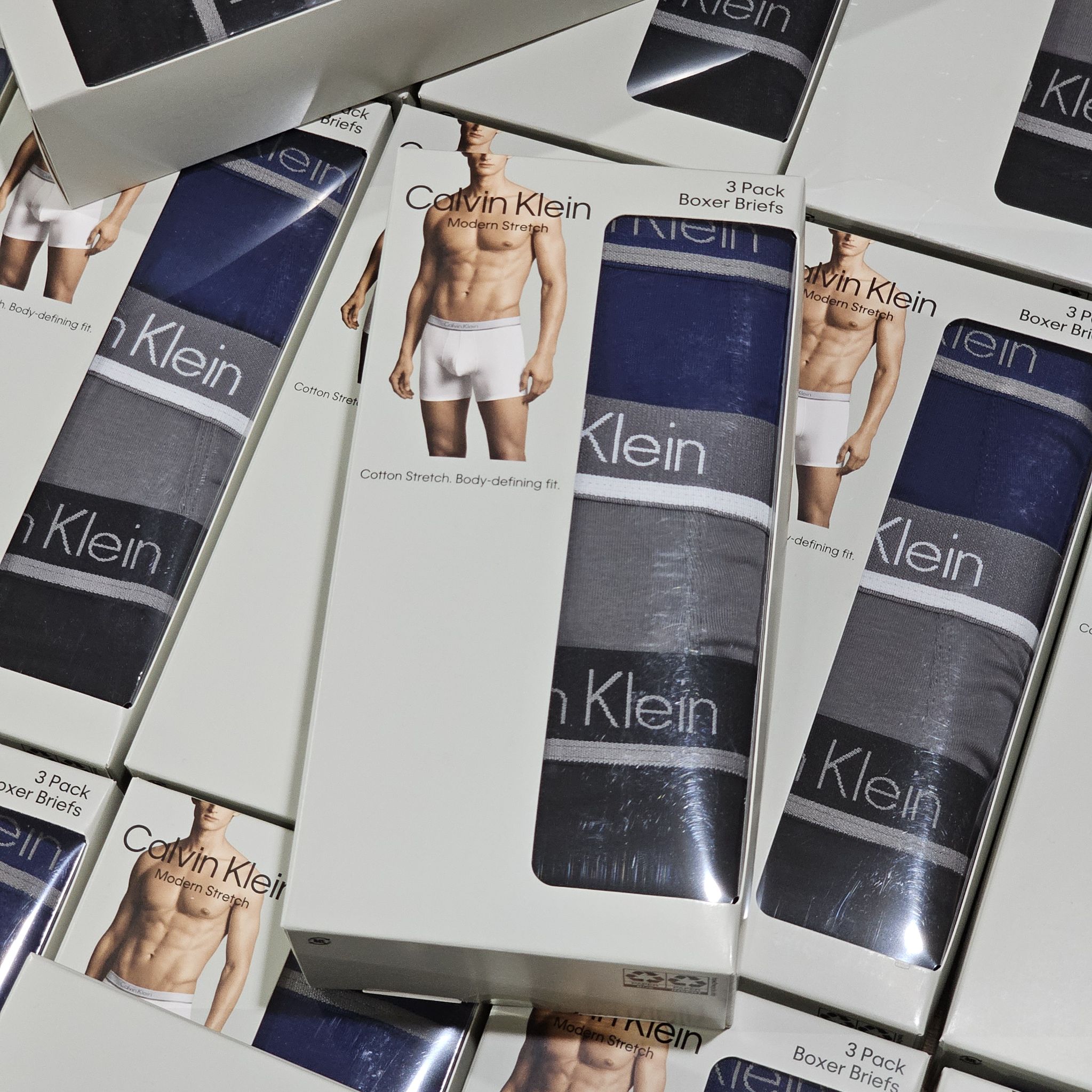 !!ของแท้ 100%!! Calvin Klein Men Underwear กางเกงในแบบ Boxer แพค 3 ตัว