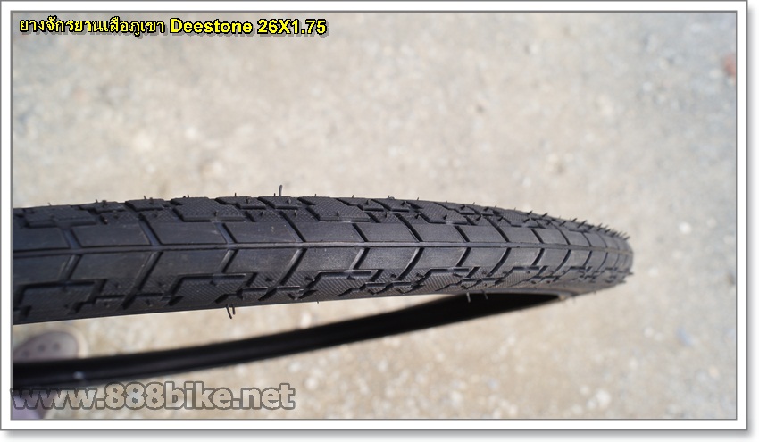ยางนอกจักรยาน ยางเสือภูเขา DEESTONE,Camel, 26x1.75 ดอกเรียบ (kerry350บาท)(EMS150บาท)