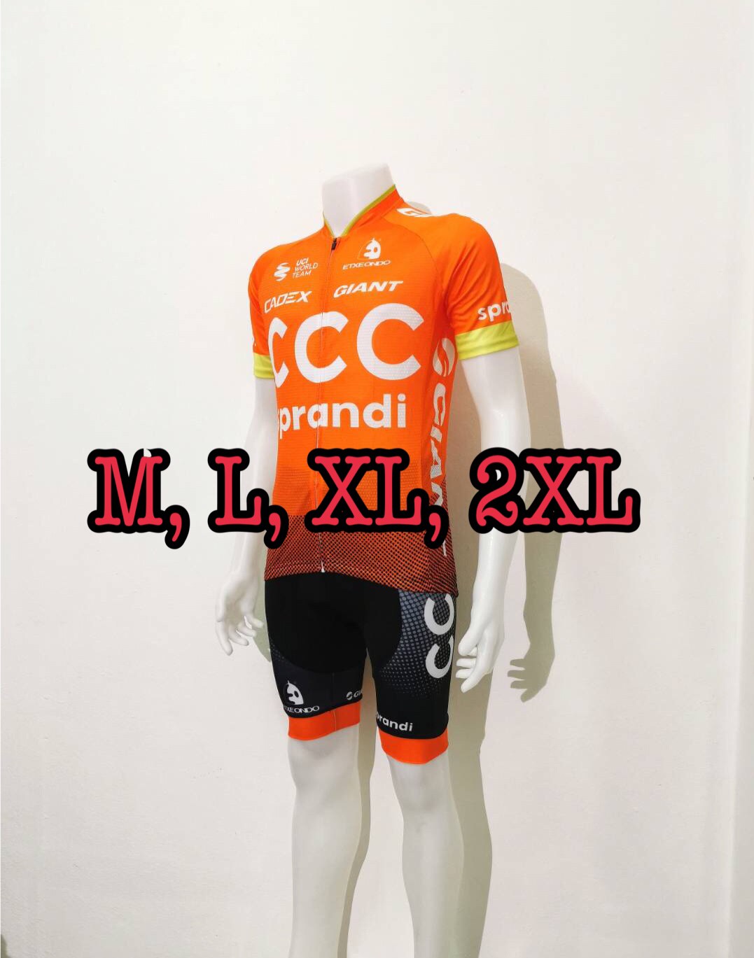 ชุดปั่นจักรยาน Proteam Cycling Suits ปี 2020 (เสื้อแขนสั้น + กางเกงขาสั้น)