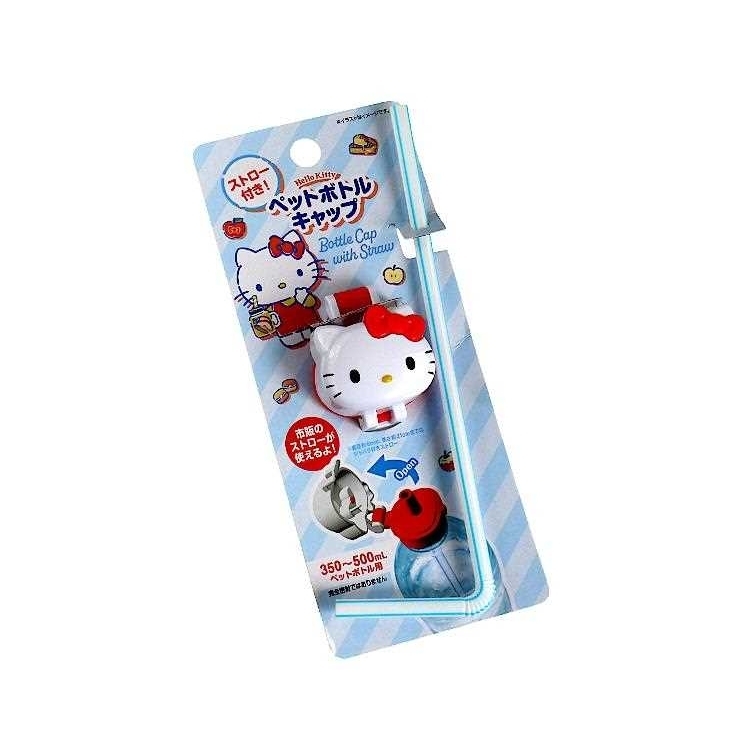 Sanrio ฝาปิดขวดน้ำพร้อมหลอด ปิดขวด 350-500 มล.มี 5 ลาย (Cinnamoroll / Kuromi / My melody / Hello kitty / Pompompurin)