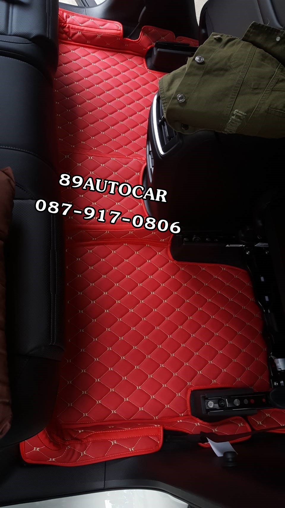 พรม6D ปูพื้น Honda CR-V G5 2018-2020 7ที่นั่ง เข้ารูป เต็มคัน