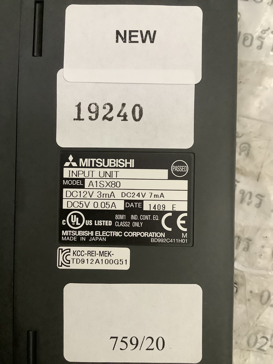 A1SX80 PLC " MITSUBISHI "