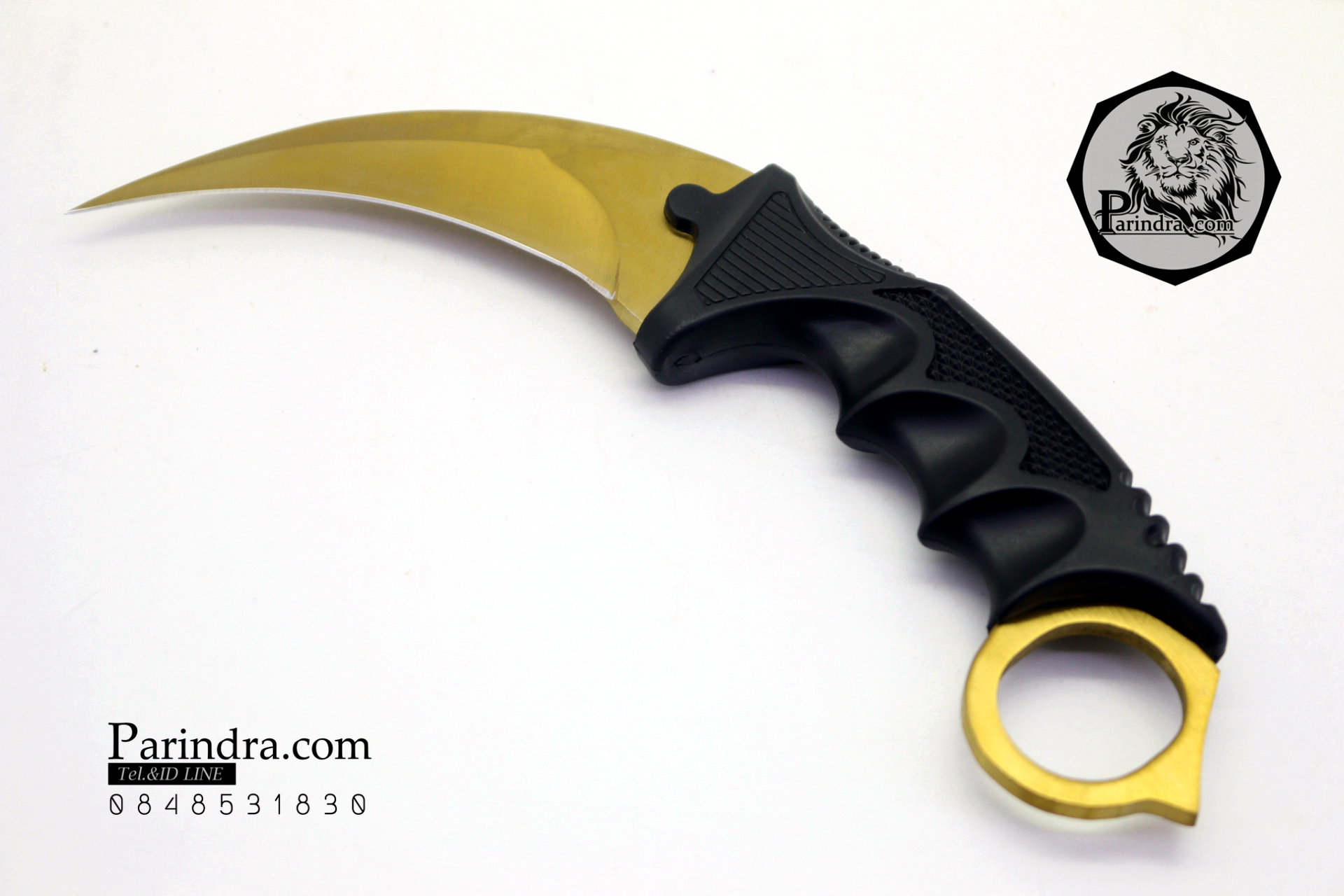 มีดคารัมบิต (Karambit) ใบสีทอง