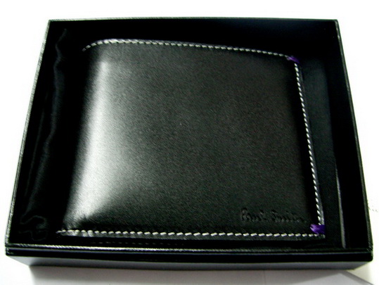 m-wallet002 Men wallet Paul Smith กระเป๋าสตางค์ผู้ชายพอลล์สมิท สีดำ หนังแท้จาก อิตาลี่ ราคาพิเศษ ถูกสุด ๆ ๆ ๆ