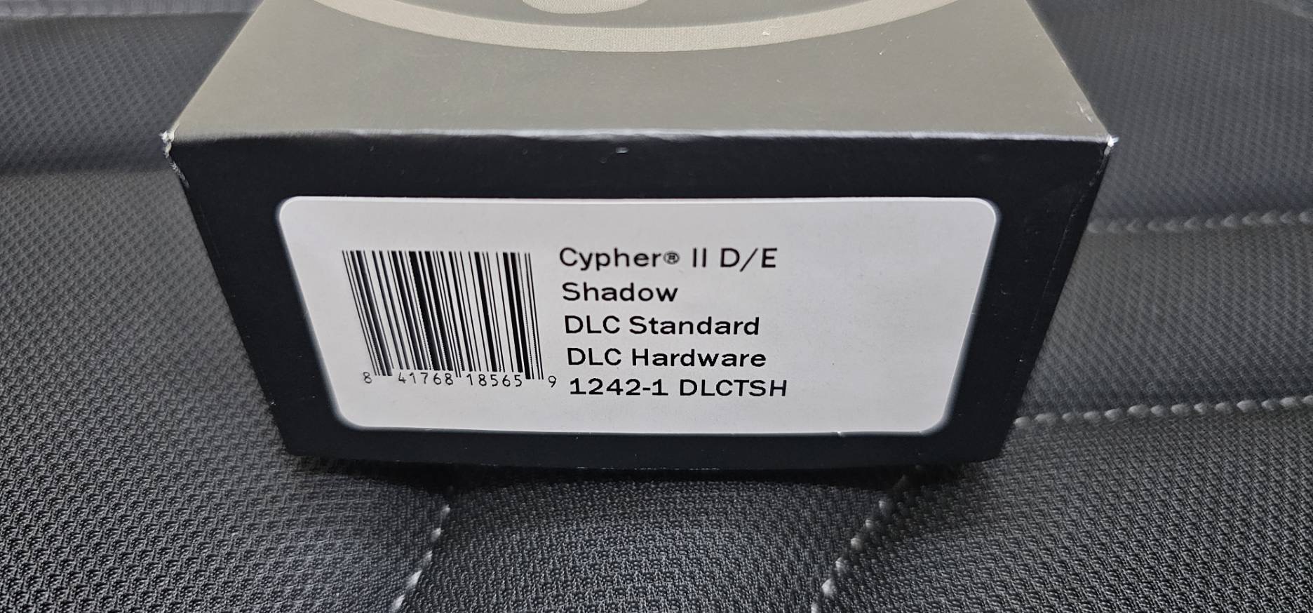 Microtech Cypher II D/E Shadow DLC Standard Signature Series