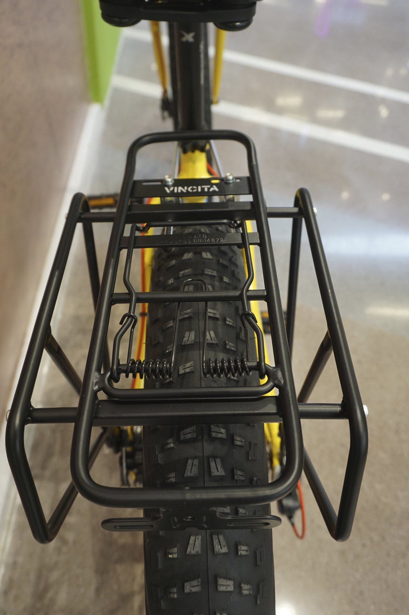 ตะแกรงท้าย VINCITA ALLOY REAR CARRIER ,C042, FATBIKE CARRIER (รองรับทั้งล้อธรรมดาและล้อโต) อลู