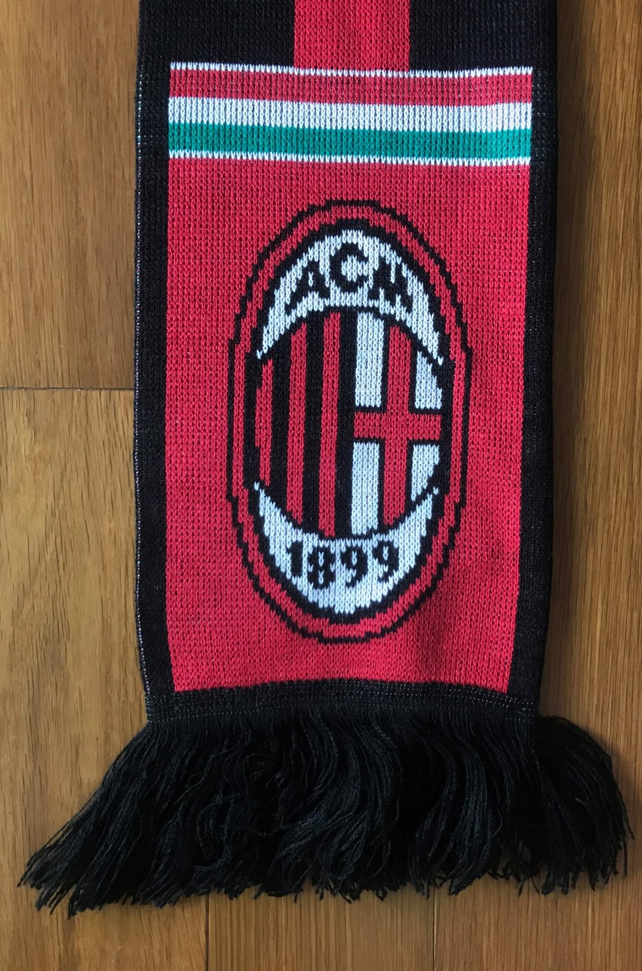 ผ้าพันคอ ฟุตบอล สโมสรเอซี มิลาน - AC MILAN ใหม่ / AC MILAN Football Club Scarf - AC MILAN NEW