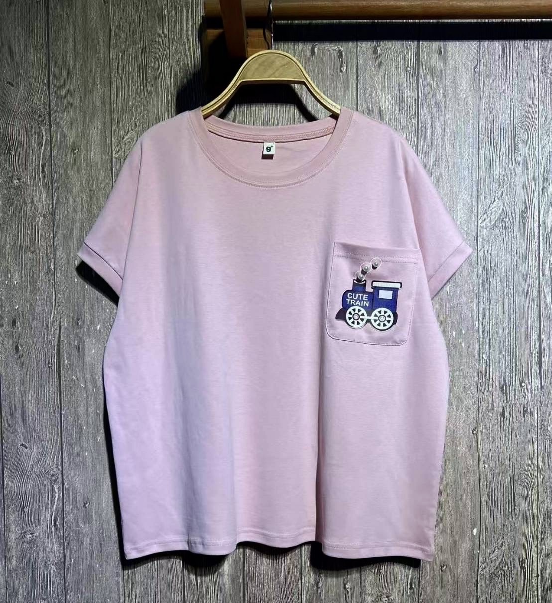 เสื้อยืดแต่งกระเป๋า 9am