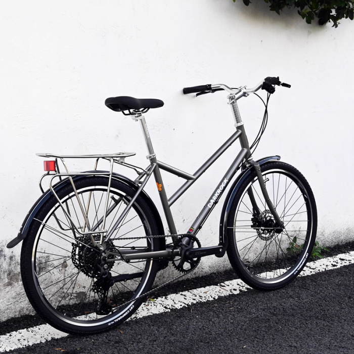 Darkrock Haikui Retro Bike 26 นิ้ว – จักรยานทัวร์ริ่งเหล็กโครโมลี่ 11 สปีด Shimano CUES U6000 พร้อมดิสก์เบรก | จักรยานทัวร์ริ่งระยะไกลคุณภาพสูง