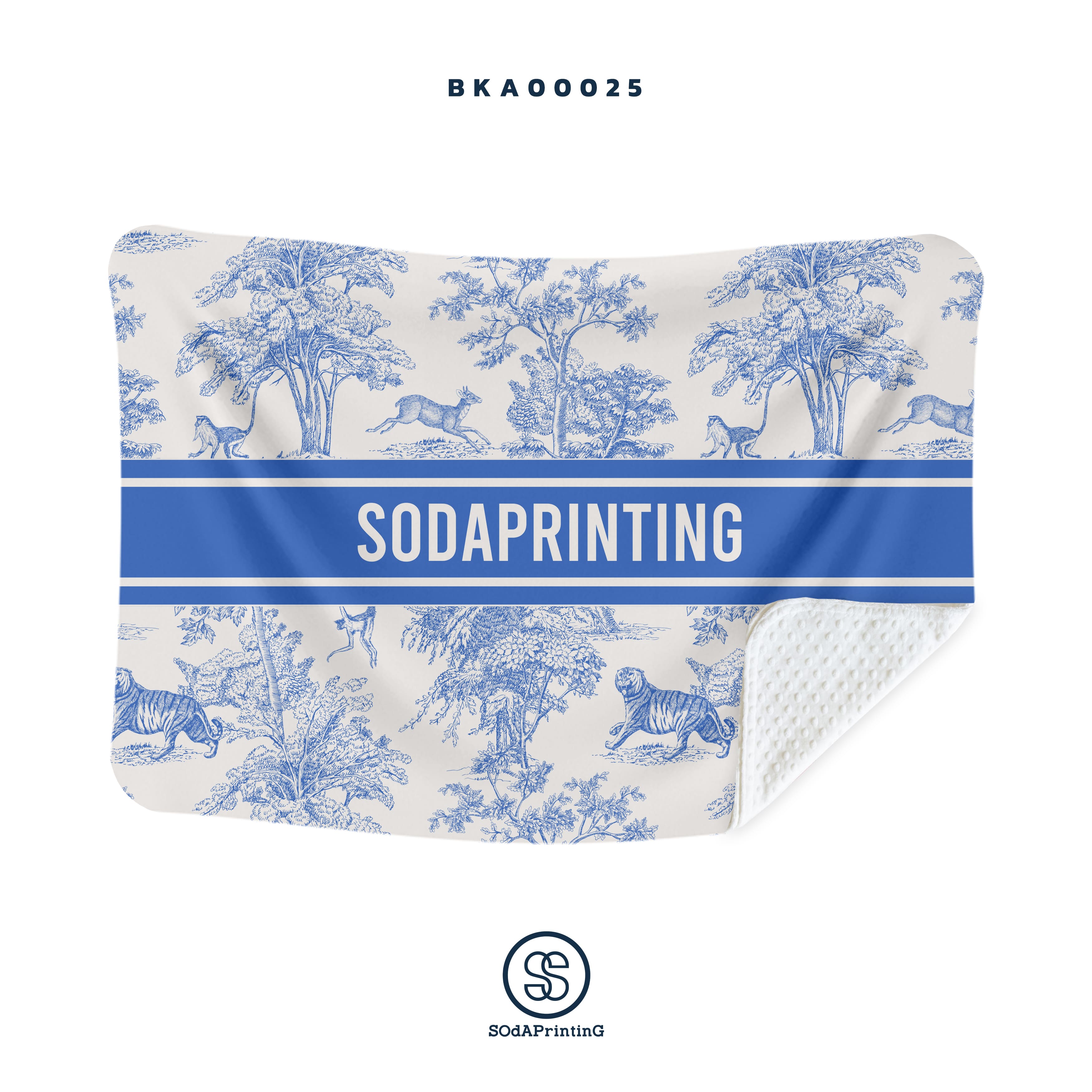 ผ้าห่มอเนกประสงค์ ใส่ชื่อได้ รหัส BKA00025 #SOdAblanket #SodAhome