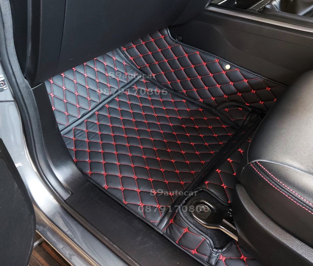 พรม6ดี ปูพื้นรถยนต์ All New Isuzu D-Max Cab 2020 เข้ารูป