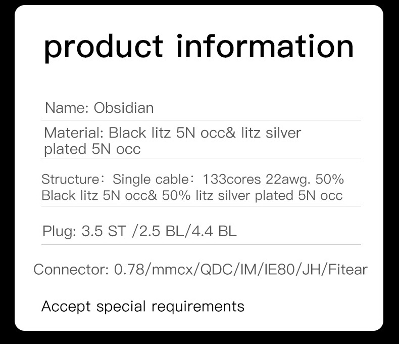 [PreOrder] Hakugei Neo Obsidian สายอัพเกรดหูฟัง Handmade ระดับเทพ