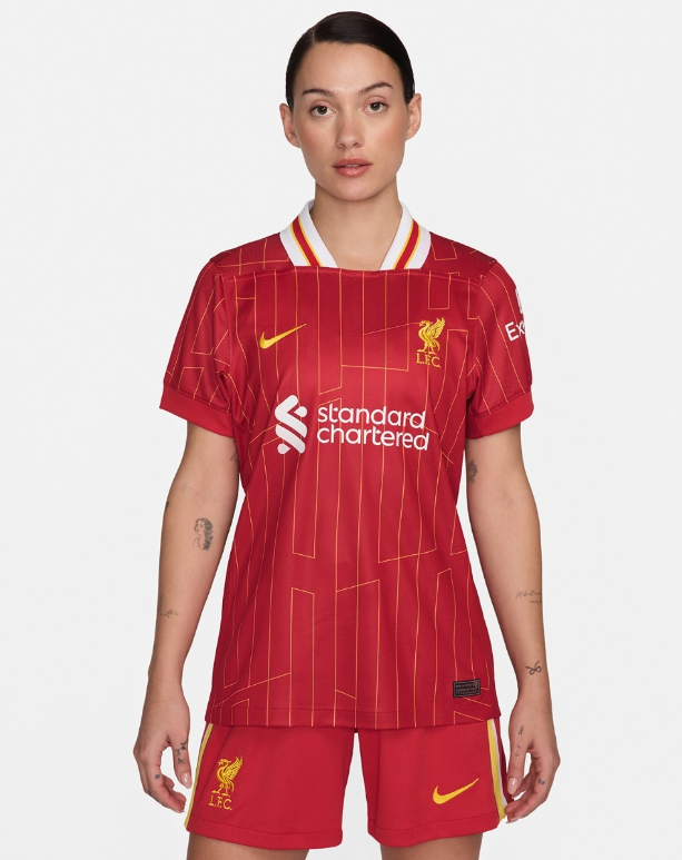 เสื้อทีมหญิงลิเวอร์พูล 2024 2025 ทีมเหย้าของแท้