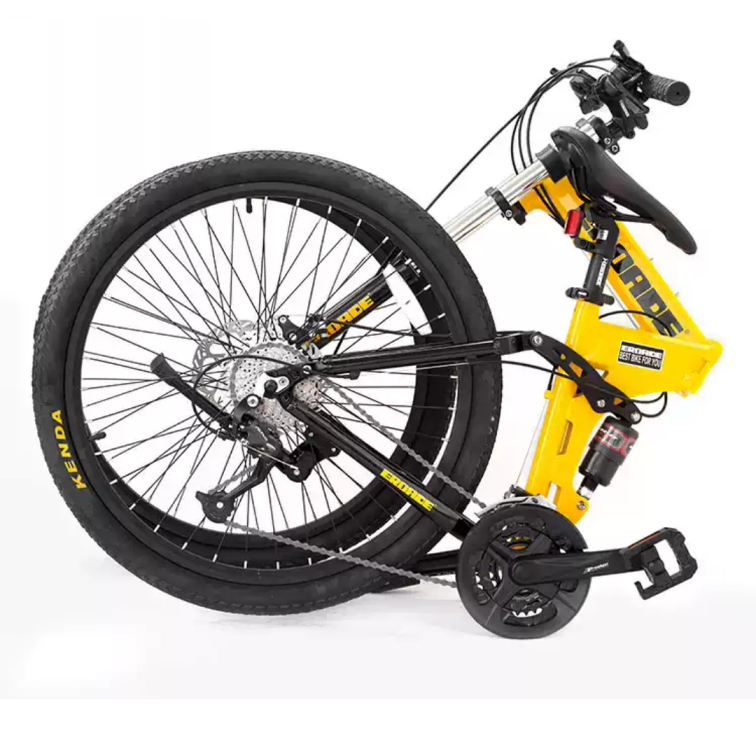 จักรยานพับ EROADE Power Mech-X1 จักรยานเสือภูเขาสไตล์ German โช้คคู่ เฟรมอลูมิเนียม ดิสก์เบรก ระบบเกียร์ Shimano 24sp, ล้อ 26นิ้ว