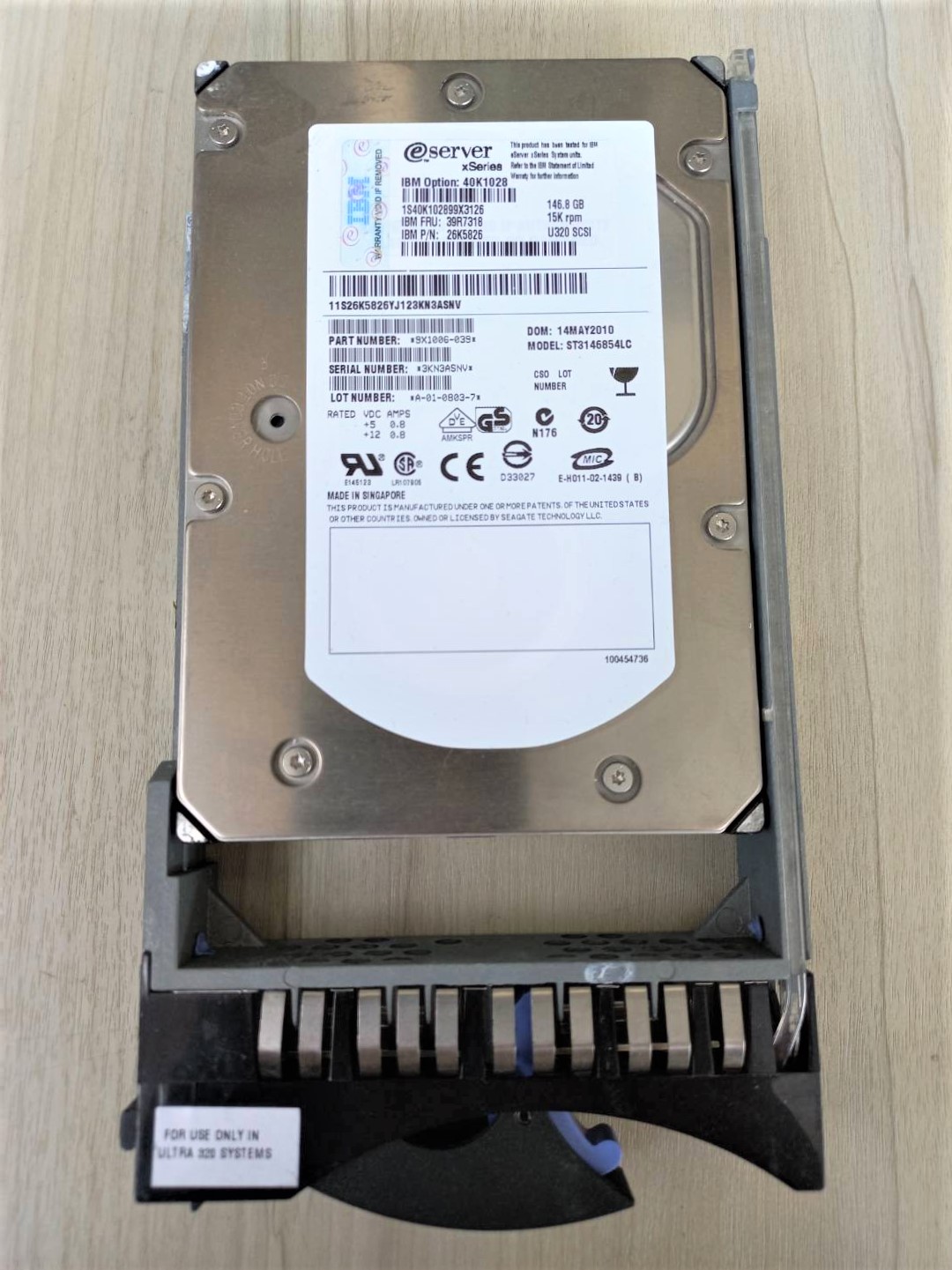 26K5826 IBM 146-GB Ultra320 SCSI HP 15K.