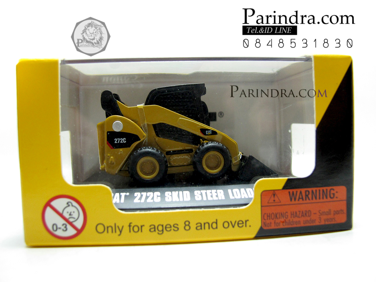 โมเดลรถเหล็กมินิ รถตักดิน รถแม็คโคร Cat 272C Skid Steer loader