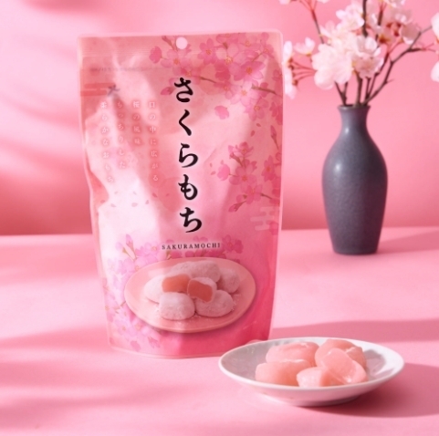 ของหวานคู่เครื่องดื่มแก้วโปรด Sakuramochi ซากุระโมจิ บรรจุ 12 ชิ้น