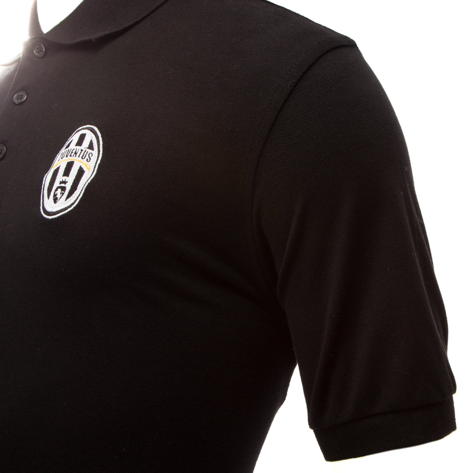 เสื้อโปโลยูเวนตุสของแท้ Juventus UCL Embroidered Polo Black