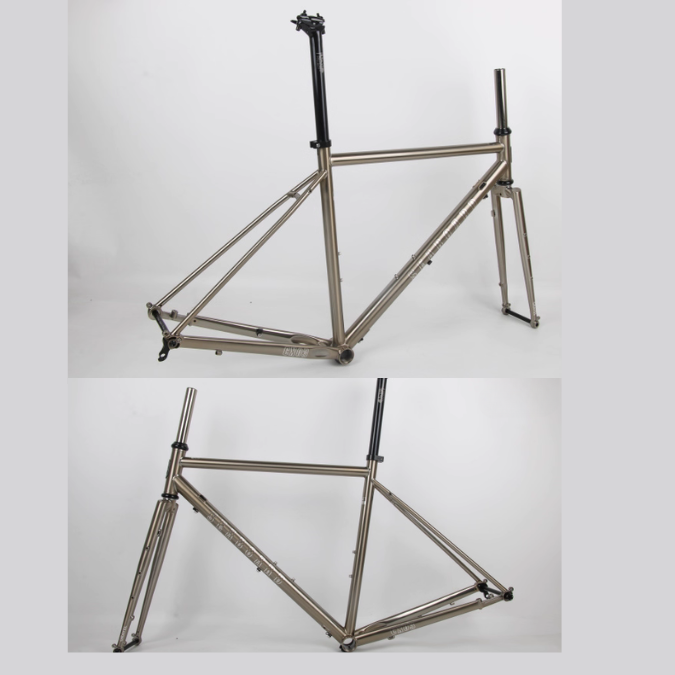 เฟรมจักรยาน SEABOARD CX03 Gravel เซ็ตเฟรมโครโมลี่ ล้อ 700C แกนใหญ่ Thru-Axle – ปั่นได้ทุกเส้นทาง