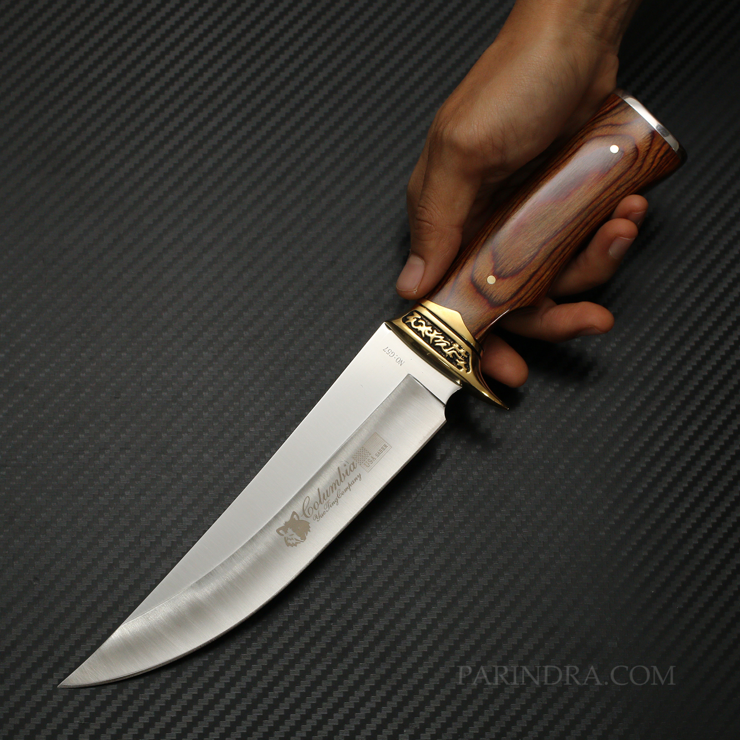 มีดเดินป่า COLUMBIA รุ่น G57 ใบมีดสวย คมมาก