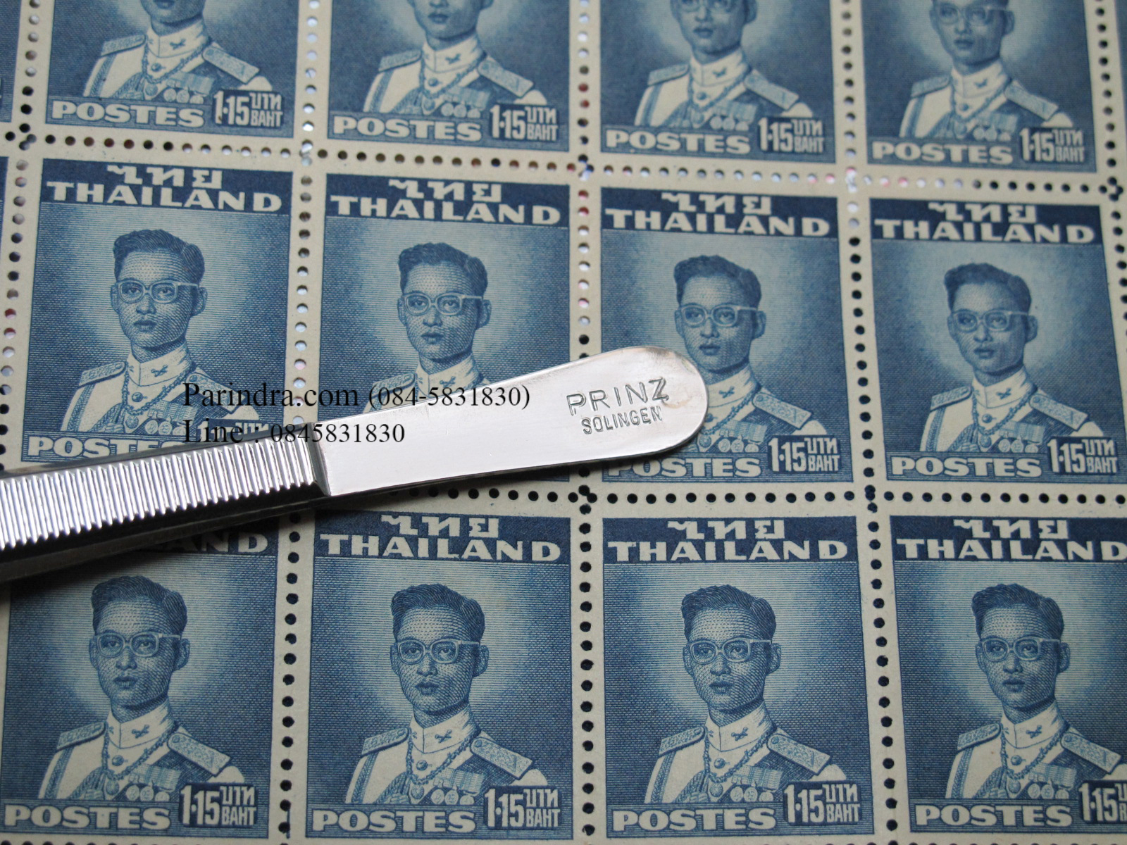 ปากคีบแสตมป์ PRINZ จาก เยอรมัน Germany ใช้หยิบหรือจับแสตมป์ (อย่างดี)