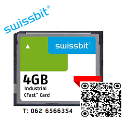 SWISSBIT,Industrial CFAST Card ,4GB, Industrial Grade