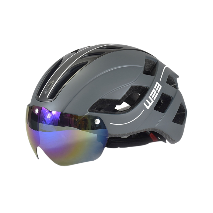 หมวกจักรยาน W23 New TS-43 ทรงสวย น้ำหนักเบา สวมใส่สบาย มาพร้อมดีไซน์ใหม่ แผ่นปิดช่องลมด้านบนสามารถถอดสลับด้านหน้า-หลังได้