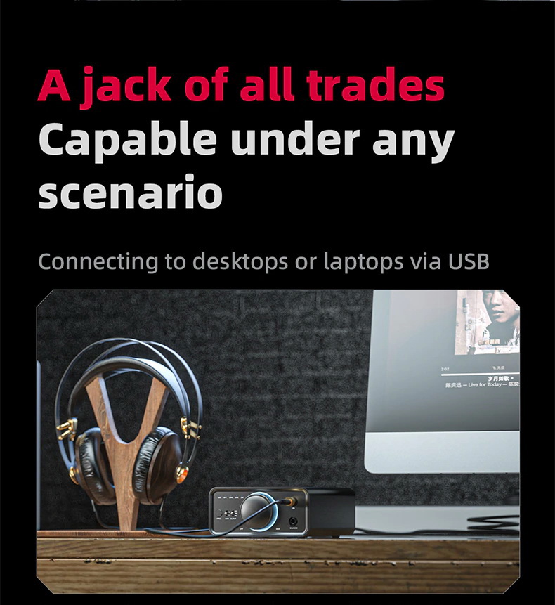 FiiO K7 BT True balanced Bluetooth DAC/Amp ตั้งโต๊ะ กำลังขับสูง ประกันศูนย์ไทย