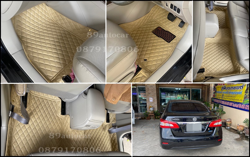 พรมรถยนต์ Nissan Sylphy เข้ารูป เต็มคัน