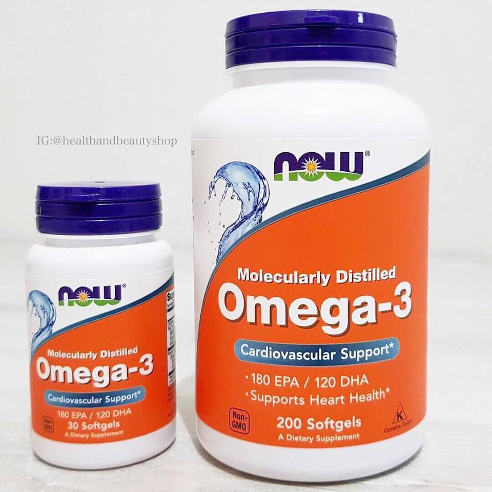 Now Foods, Omega-3 180 EPA/120 DHA 200 Softgel