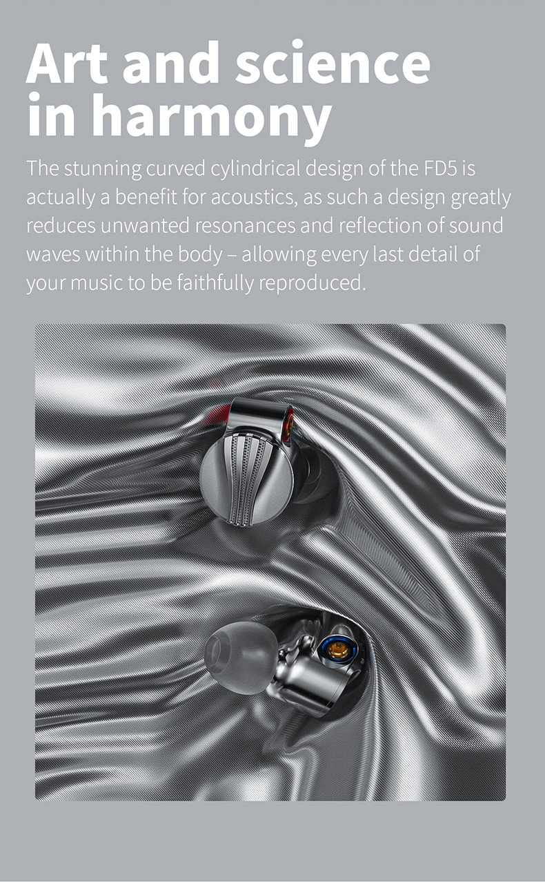 ขาย FiiO FD5 หูฟัง IEM ระดับเรือธง Diaphragm เคลือบ Beryllium