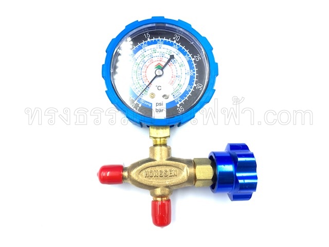 HS-466 NAL เกจ์วัดน้ำยา(เดี่ยว) ด้าน Low(สีน้ำเงิน)